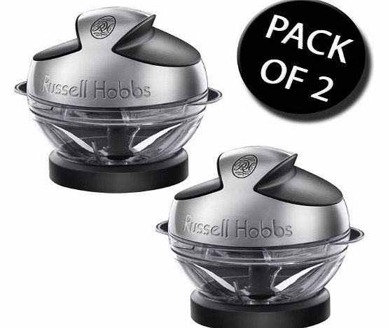 2x Russell Hobbs 18272 Allure Mini Ball Chopper Food Processor, 300Watt