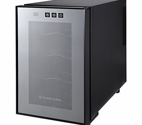 Russell Hobbs 8 Bottle Wine Cooler Vertical - Black