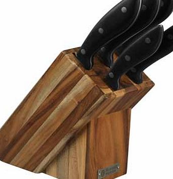 Russell Hobbs Deluxe Oregan 5 Piece Knife Block