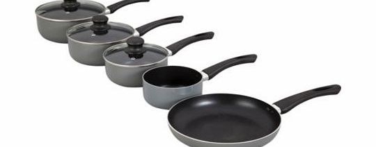 Non-Stick Aluminium 5 Piece Pan Set