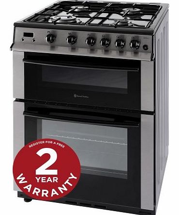 RHTGC1SW Twin Cavity Gas Cooker - Free 2 Year Warranty*