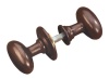 Bronze Oval Rim Door Handles