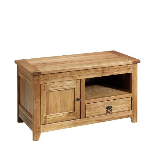 Rustic Oak Furniture Rustic Oak TV Cabinet Small