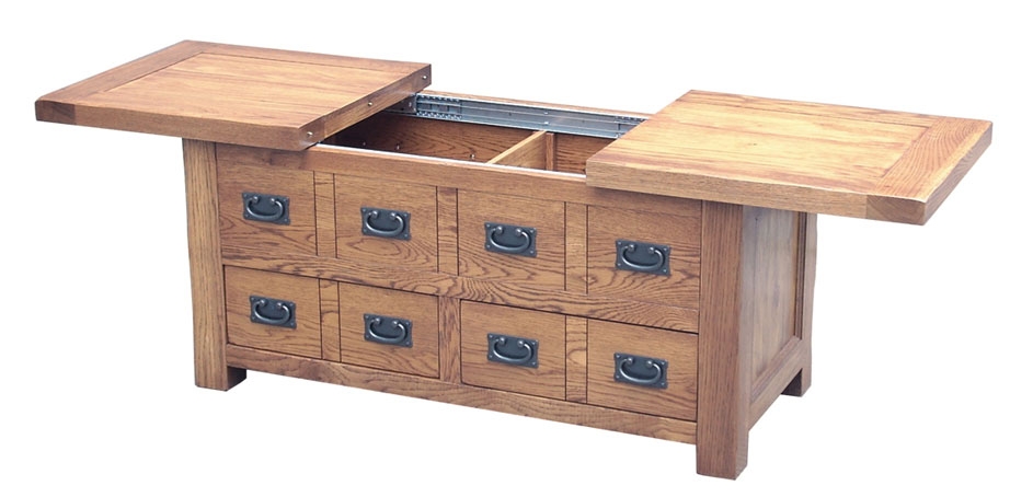 Oak Storage Coffee Table