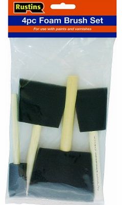 Rustins PBRUSHPACK Foam Brushes