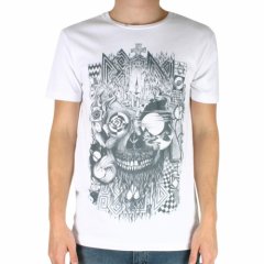 Mens Rusty Labyrinth Tee White