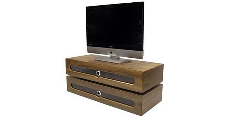 ZIN501870/WA Universal 2 Tier Walnut TV