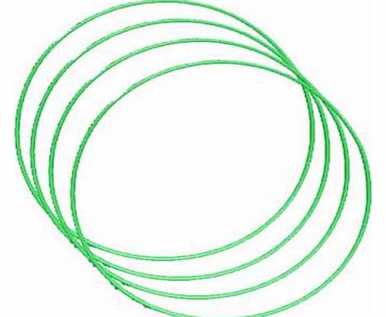 Safari Sports Hoop Gift Set - Set of 4 Hoops Green - 18``