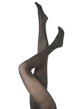 Ladies 1 Pair Elle Tights 40 Denier Opaques Dusky Blue