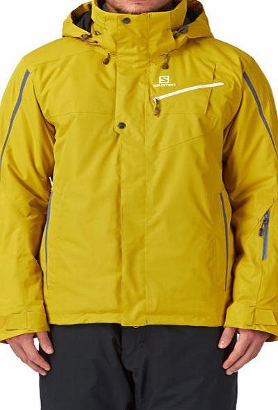 Salomon Mens Salomon Supernova Snow Jacket - Dusty Sun