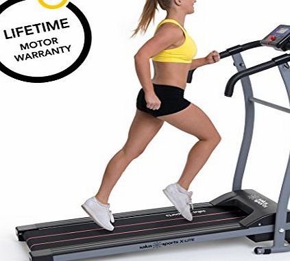 Salus Sports X-LITE I TREADMILL - SUPER COMPACT / SUPER LITE - 10KPH / 3 Pre-Set Programs / 750W Motorised Folding Fitness Running Machine