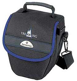 Samsonite Camera Case - Trekking 120 - Black with Blue ~ Ref 28402