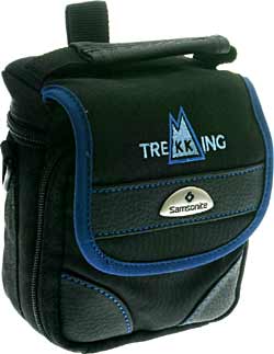 Samsonite Camera Case - Trekking D-F/V1 Black with Blue ~ Ref 28428