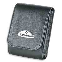 Samsonite Camera Case ~ Makemo BLACK Leather Model 44 - 26474