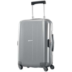 Samsonite Velocita Spinner 55cm Silver   FREE Scale V9225002