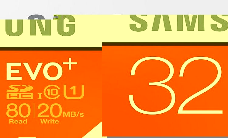 Samsung EVO  SDHC 80MB/s CLASS 10 - 32GB