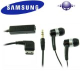 SAMSUNG FONETASTIC - GENUINE SAMSUNG NEW IN-EAR HANDSFREE KIT EARPHONES FOR i900 OMNIA, F480 TOCCO, B210, B2700, B300, B510, D880 DuoS, D980 DuoS, E215, F110 MiCoach, F200, F210, F250, F400, F480, F490, F700,