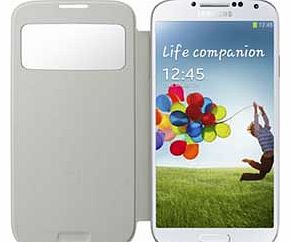 Galaxy S4 Flip Case - White