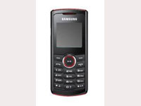 SAMSUNG Mob/Sam E2120 Zinnia B/Tooth Var Blk/Red