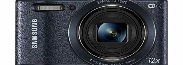 Samsung WB35F Smart Camera - Black (16.2MP, Optical Image Stabilisation) 67.5mm, 2.7-inch LCD