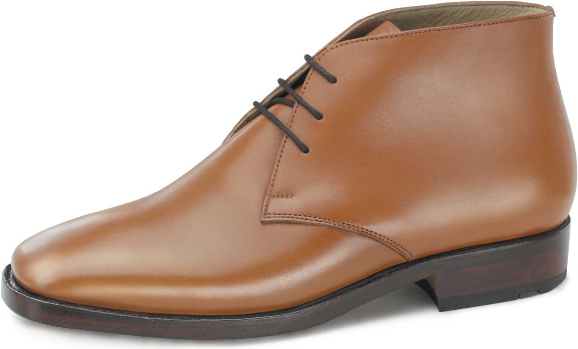 Samuel Windsor Square Toe Chukka: Classic Tan