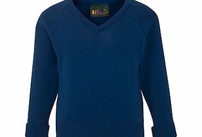 Sancton Wood School Unisex Pullover, Hunter Blue