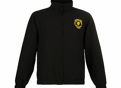 Sancton Wood School Unisex Tracksuit Top, Black