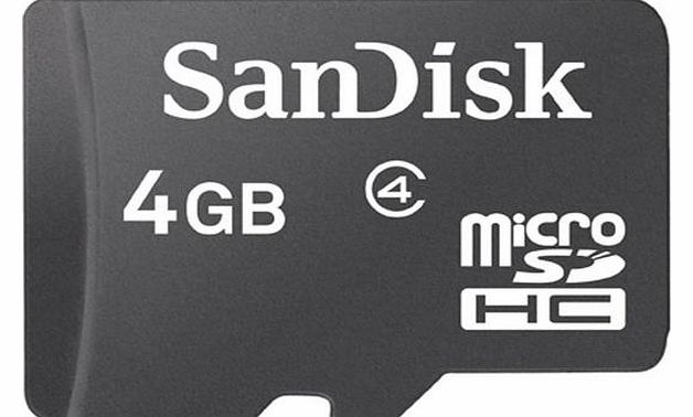 4 GB microSDHC Memory Card