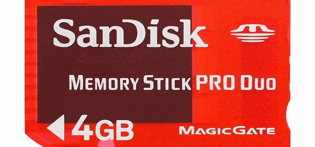 SanDisk 4GB Gaming Memory Stick PRO Duo