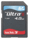 SanDisk 4GB High Capacity Ultra II SD Card (SDHC)