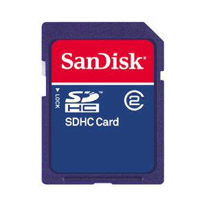 8GB SD Card (SDHC) - Class 2