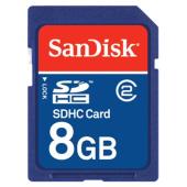 SanDisk 8GB SD HC Card