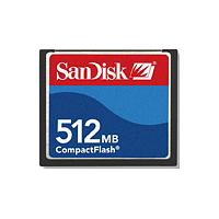 Standard CompactFlash Card 512MB