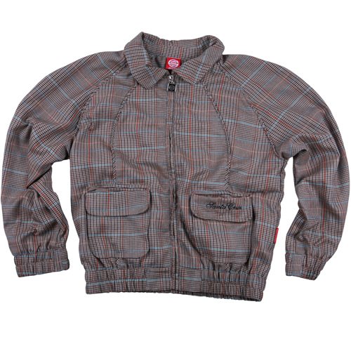 Santa Cruz Ladies Santa Cruz Stray Zip Jacket Earth Plaid