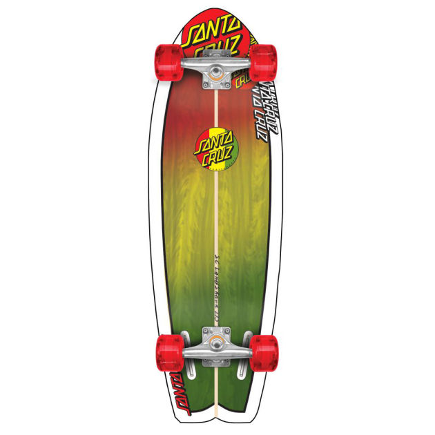 Santa Cruz Land Shark Classic Rasta Cruiser -