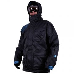 Santa Cruz Mens Santa Cruz Brando Tech Jacket Black Jack