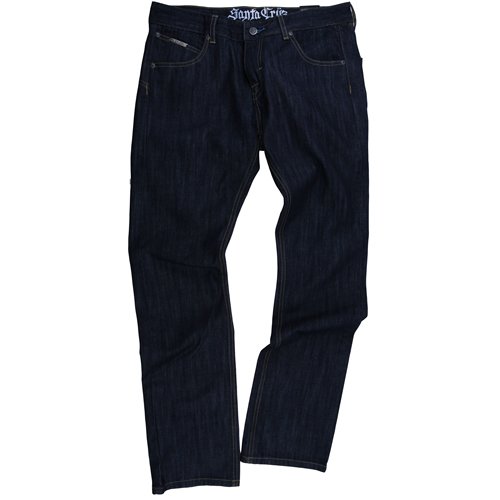 Santa Cruz Mens Santa Cruz Digger Jeans Raw Rinsed