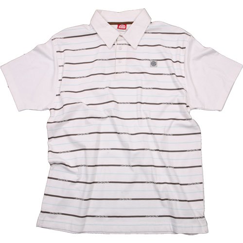 Mens Santa Cruz Duplo Polo White