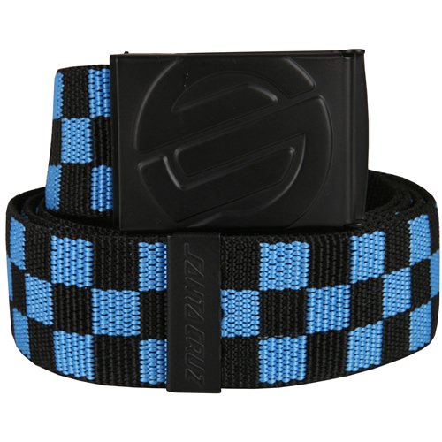 Santa Cruz Mens Santa Cruz Embossedknot Checker Belt Blue