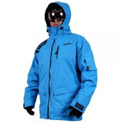 Santa Cruz Mens Santa Cruz Moon Unit Tech Jacket Blue