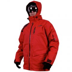 Santa Cruz Mens Santa Cruz Moon Unit Tech Jacket Red