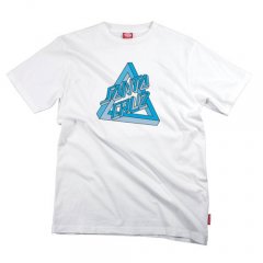 Mens Santa Cruz Puzzle Tee white