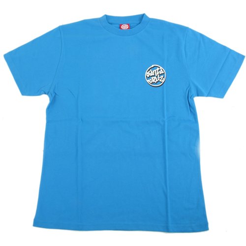 Mens Santa Cruz Rock Steady Tee City Blue