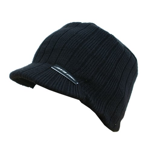 Mens Santa Cruz Split Peak Beanie Black