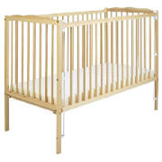 SAPLINGS Jessica Cot With Mattress, Natural