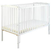 SAPLINGS Jessica Cot With Mattress, White