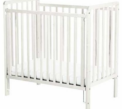 Saplings Space Saver Cot - White