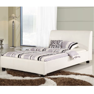 Sar Beds Moderna 4FT 6 Double Leather Bedstead