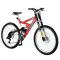 Hazard 20ins. 24 Speed Dual Suspension Dual Disc