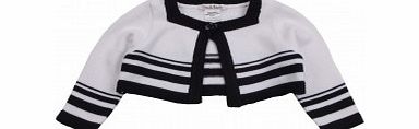 Sarah Louise Toddler Girls Navy and White